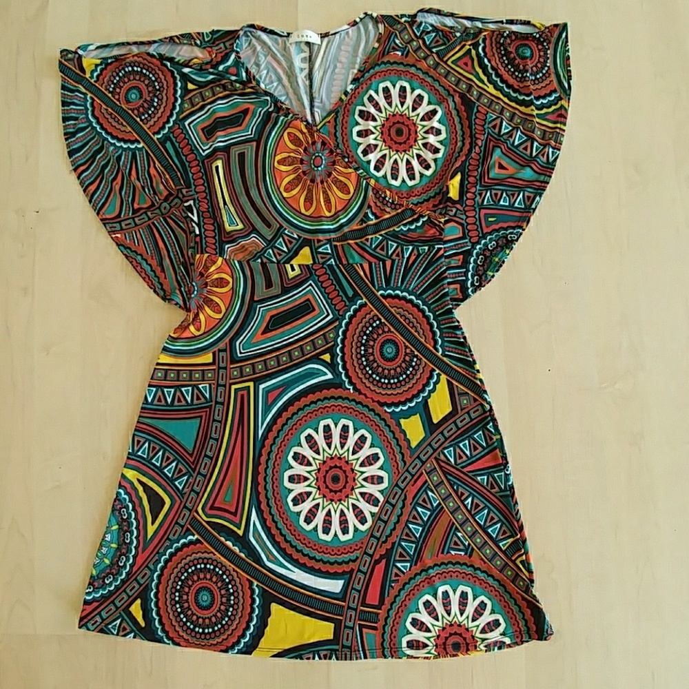 Luxe USA printed dress